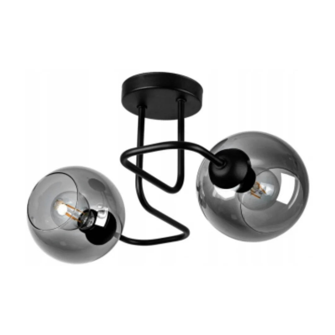 Glazen plafondlamp