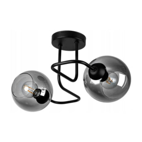 Glazen plafondlamp