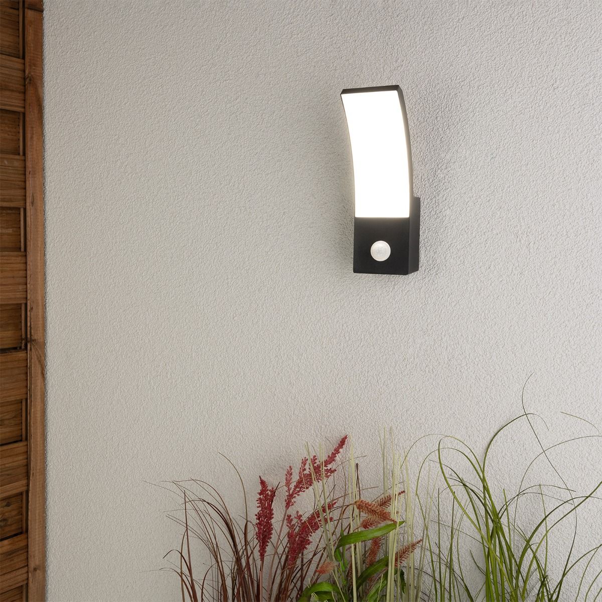 LED Buitenwandlamp met Bewegingssensor – 12W Gevellamp, 4000K Daglichtkleur