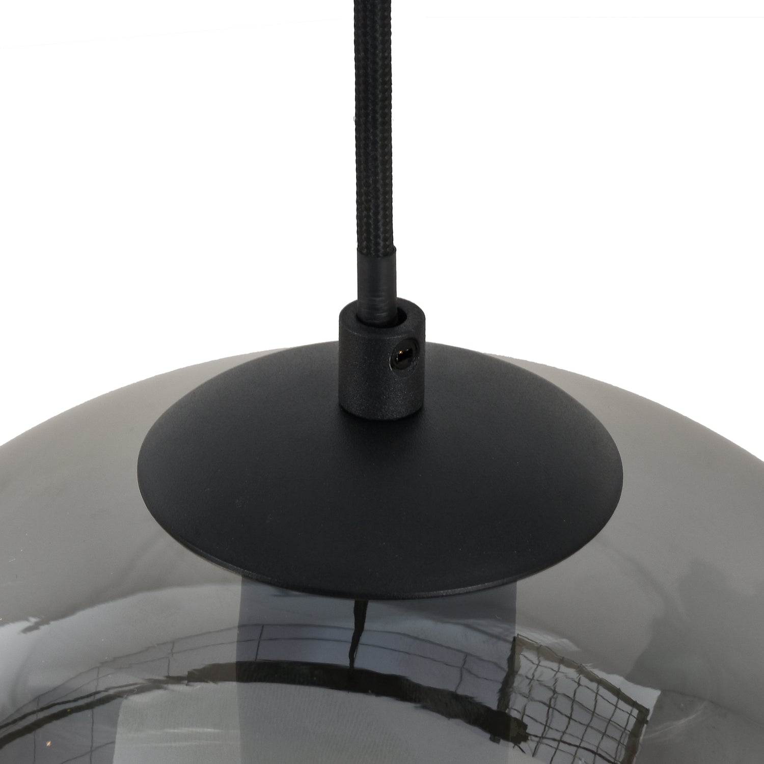 Hanglamp Zwart met Fade Glas – 3-Lichts Langwerpig | Monari