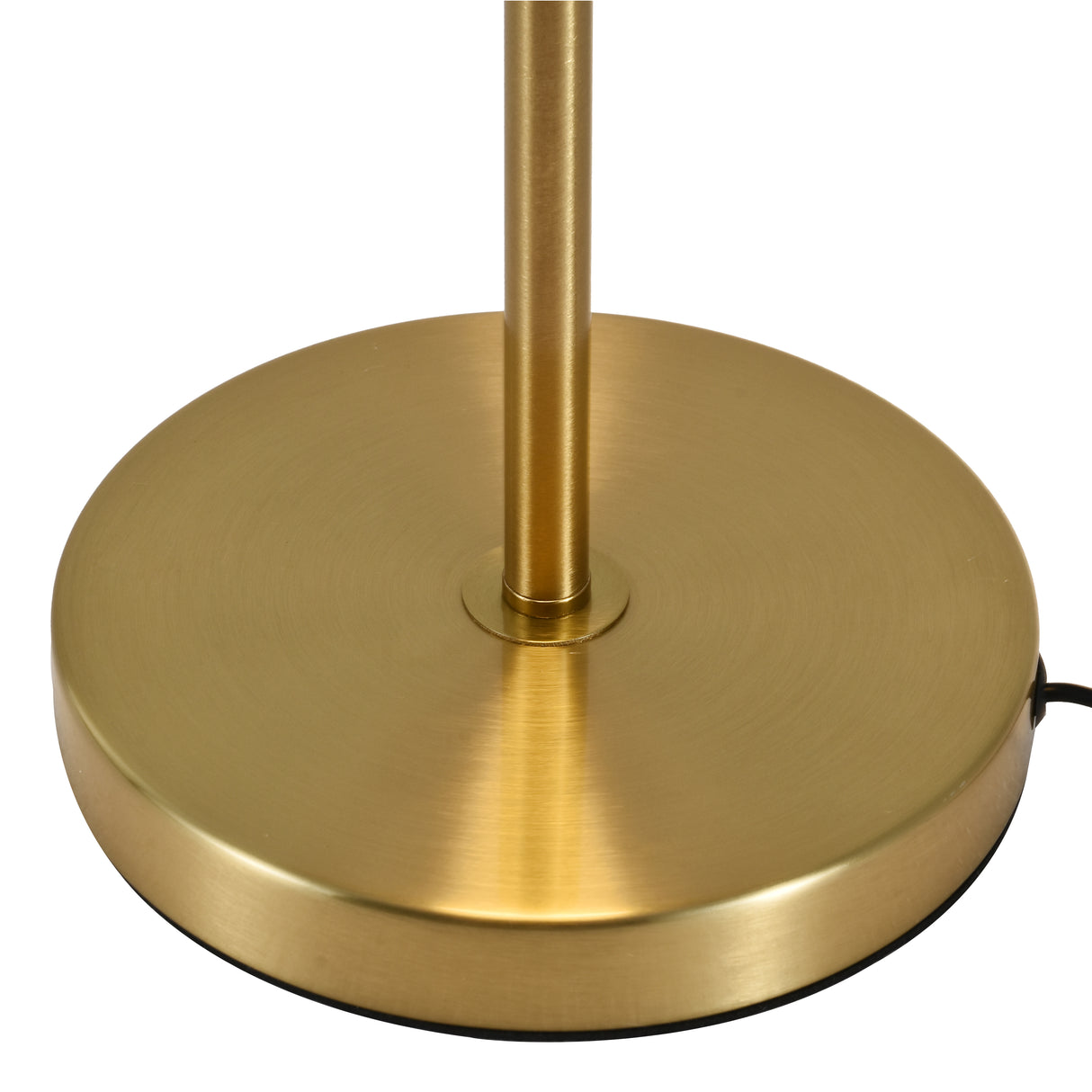 Tafellamp Lune - Messing met Amber glas - Geïntegreerde lichtbron