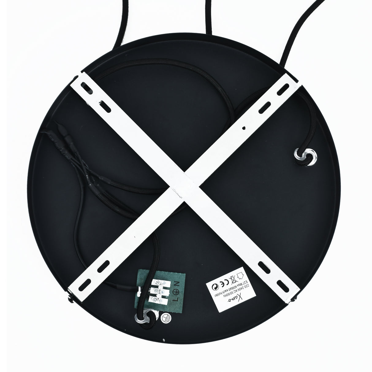 Hanglamp Zwart - Amber Glas – 3-Lichts - Joyce