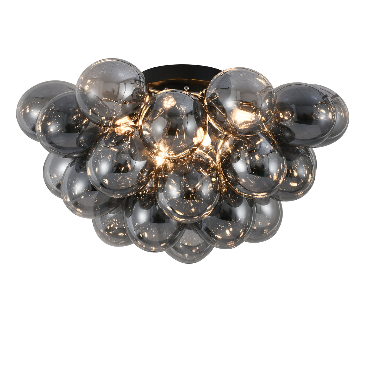 Plafondlamp Grape – Moderne smoke glas lamp