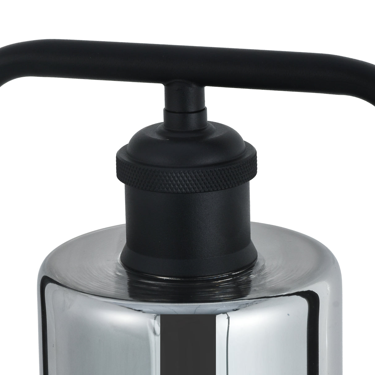 Tafellamp Tess - Zwart met Smoke glas