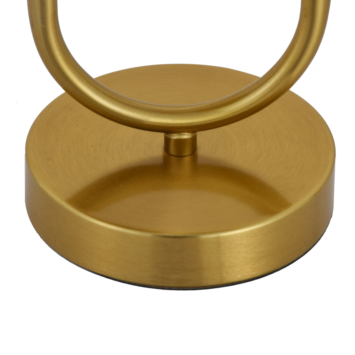 Tafellamp Linda - Messing met Amber glas - 2 lichts