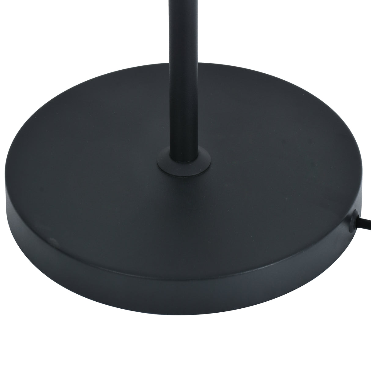 Vloerlamp Fleur- Zwart met Smoke glas- 3 lichts