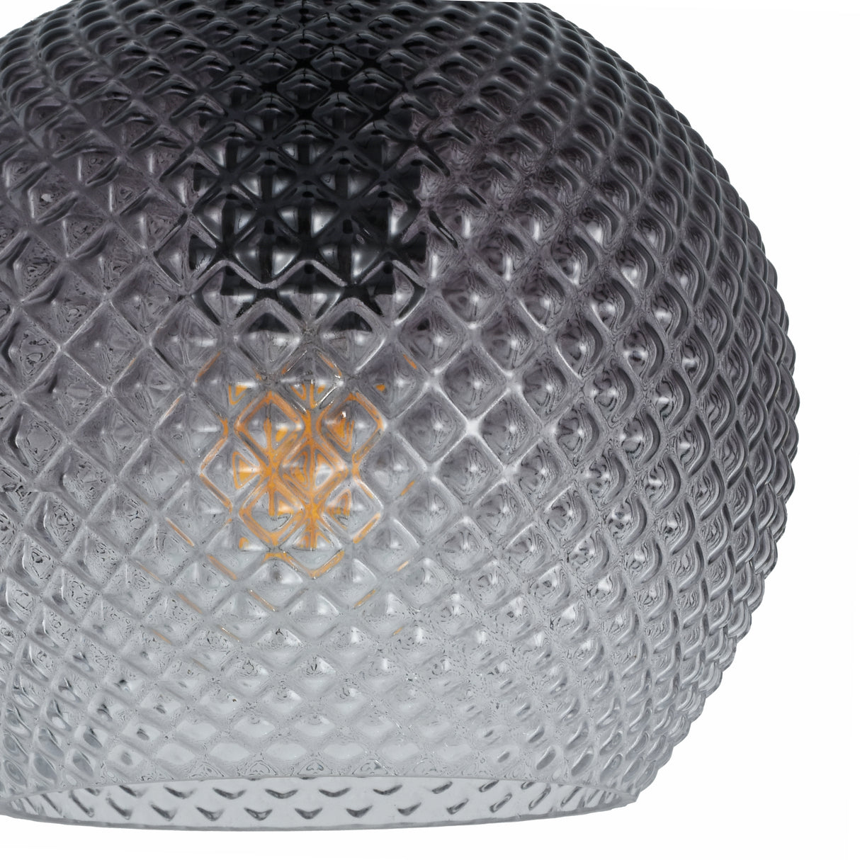 Hanglamp Lisa – 3-Lichts - Ribbel Fade Glas