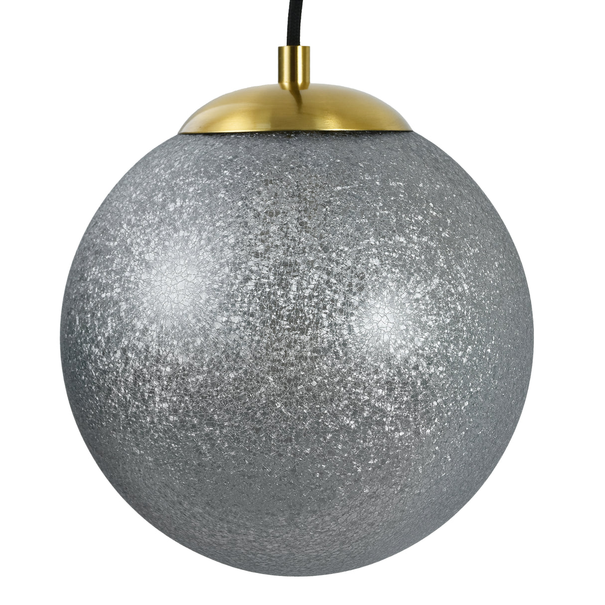 Hanglamp Noor - 5 kleurbollen met zwart/messing