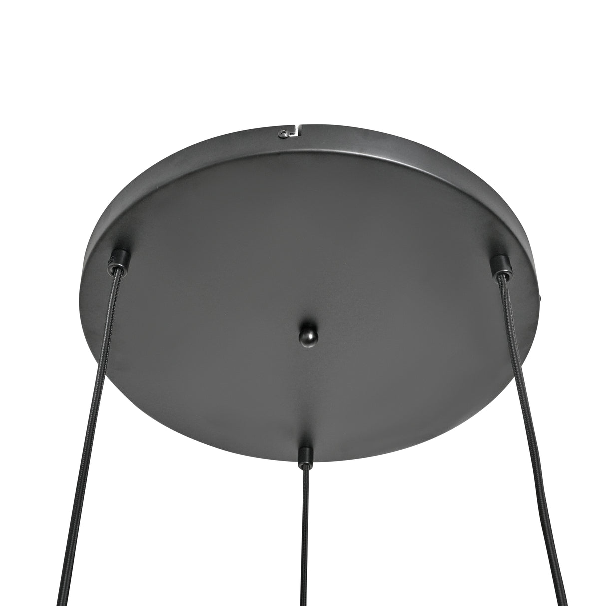 Hanglamp 3-Lichts Smoke Industrieel Zwart