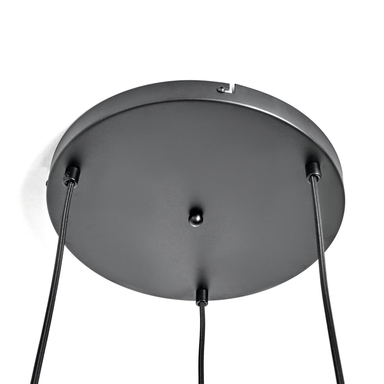 Hanglamp 3-Lichts Bol Rookglas Industrieel Woonkamer Eetkamer Smoke Zwart Grey