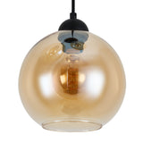 Hanglamp Amber Glas 3-lichts – Ø20 cm - Rond