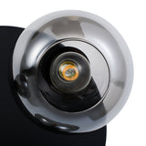 Plafondlamp Smokeglas 3-Lichts – Zwart met E27 Fittingen