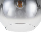 Hanglamp Zwart met Fade Glas – 3-Lichts Langwerpig