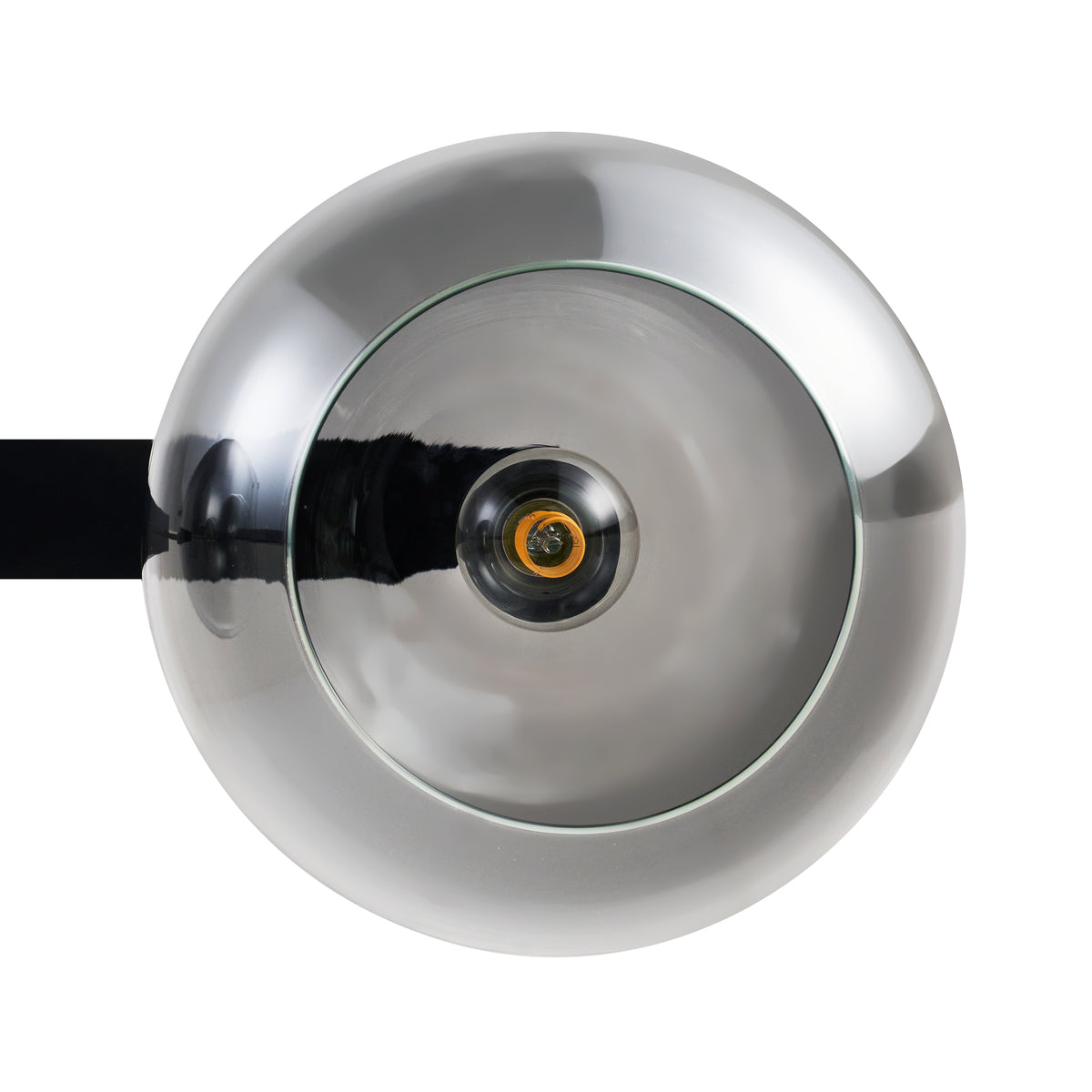 Hanglamp Zwart met Fade Glas – 3-Lichts Langwerpig