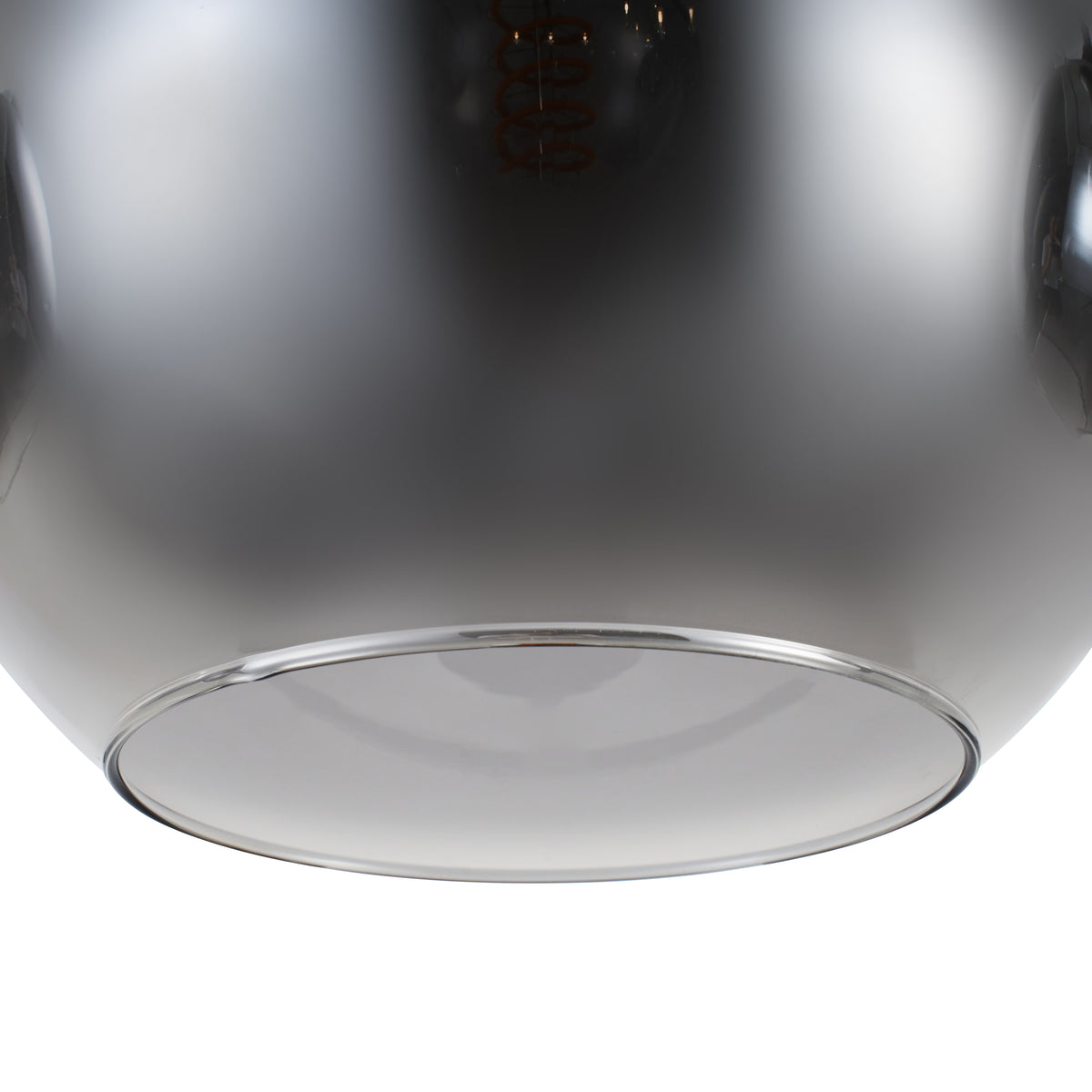 Hanglamp Zwart met Smoke Glas – 4-Lichts Langwerpig | Xavi
