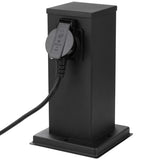 Buitenpaal met Stopcontact – Staand – 230V – 22 cm – 2x Geaard Buitenstopcontact