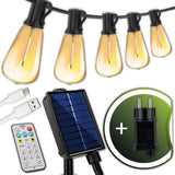 Solar Tuinslinger – 30x LED – 9,8 m – 2700K Warm Wit – Met Afstandsbediening