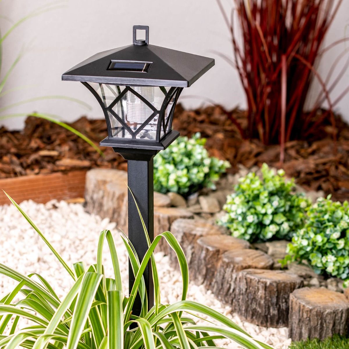 Solar Tuinlamp  – LED Buitenlantaarn – 150 cm