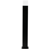 Tuinlamp Buiten – Vierkante Staande Paal 74cm – Zwart – E27 Fitting