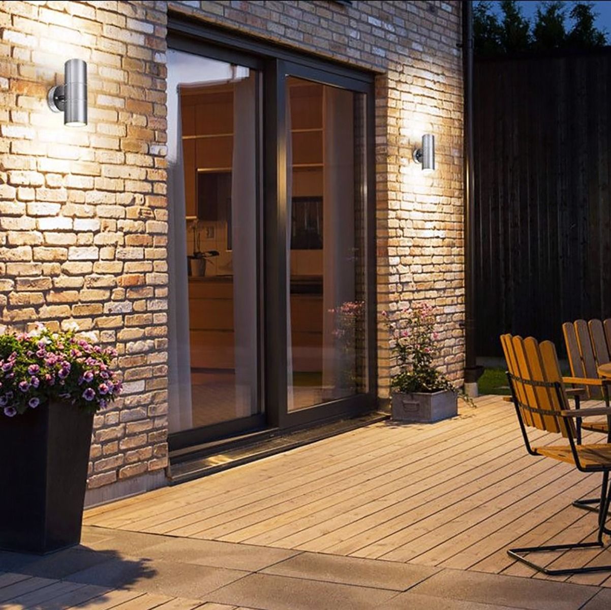Buitenwandlamp Up & Down – Gevellamp met GU10 Fitting, LED Compatibel, IP44