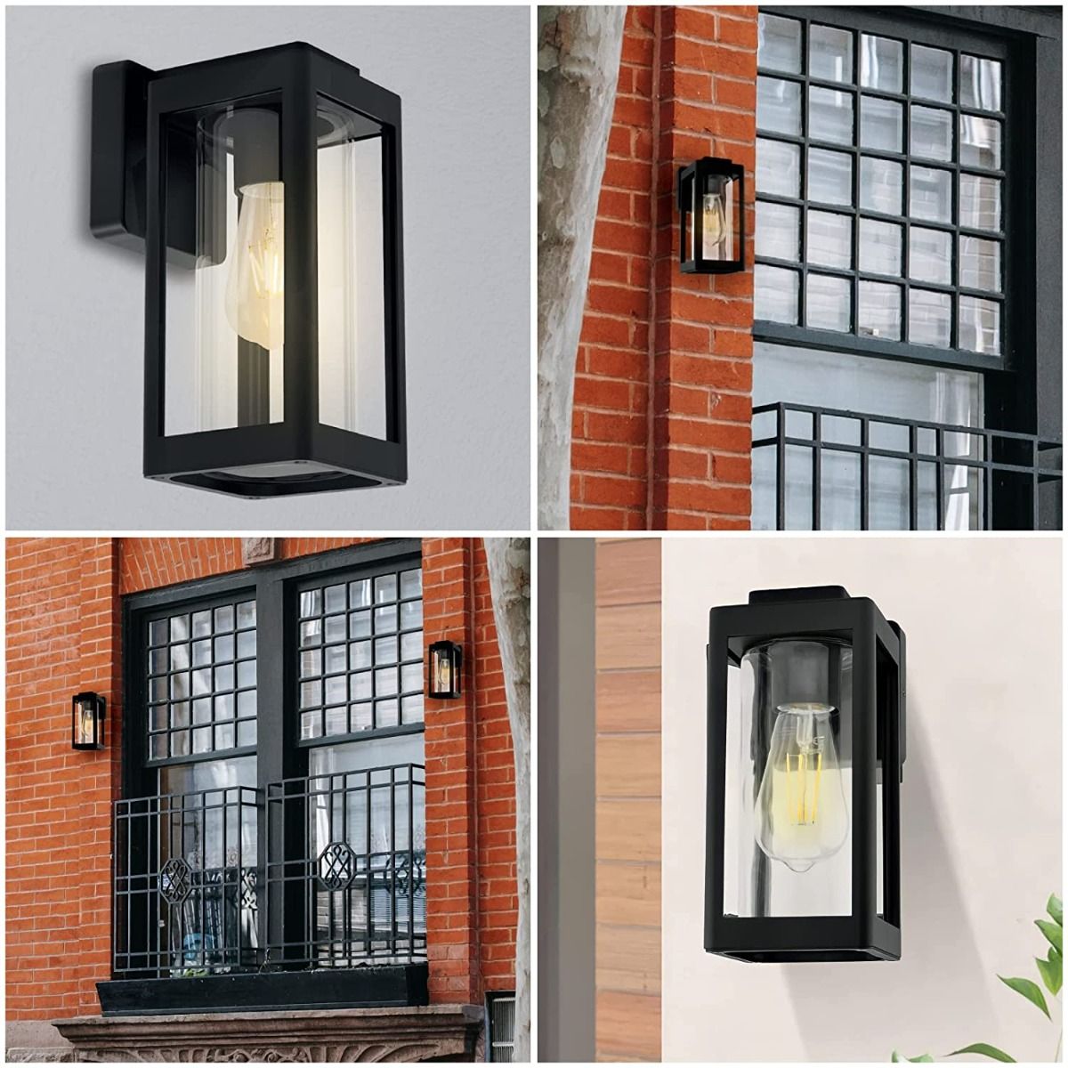 Buitenwandlamp met E27 Fitting – Geschikt voor Tuin of Gevel