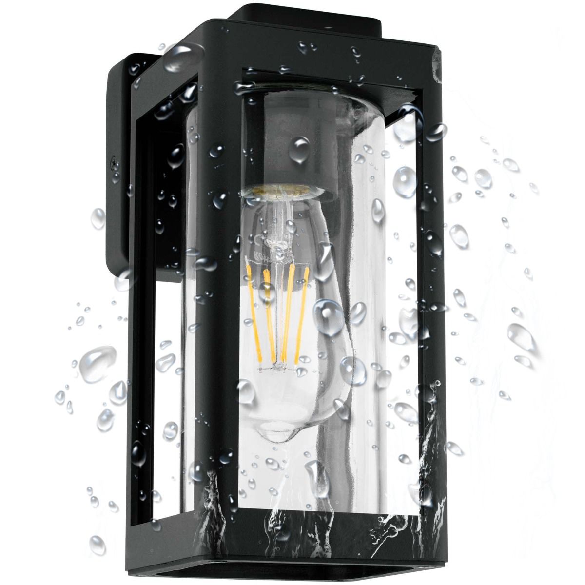 Buitenwandlamp met E27 Fitting – Geschikt voor Tuin of Gevel