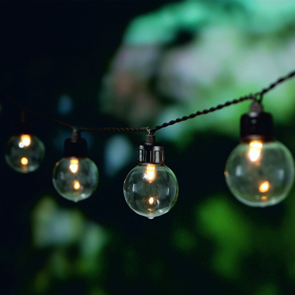 Tuinslinger – 30x LED Bollen – 10,6m – Warm Wit 3000K – Weerbestendig & Decoratief