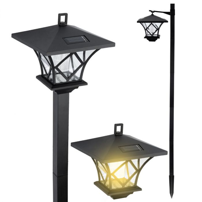 Solar Tuinlamp  – LED Buitenlantaarn – 150 cm
