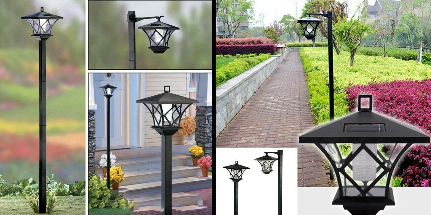 Solar Tuinlamp  – LED Buitenlantaarn – 150 cm