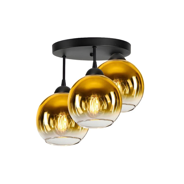 Studie Woonkamer Plafondlamp Thuis Eetkamer lamp Kamer Slaapkamer Appartement Eenvoudige Moderne Verhuur Kamer Lampen Goud-8 Lichten