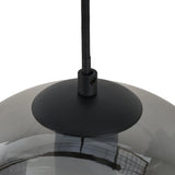 Hanglamp Zwart met Fade Glas – 3-Lichts Langwerpig | Monari