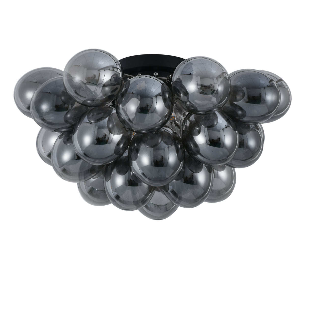 Plafondlamp Grape – Moderne smoke glas lamp