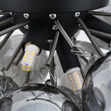 Plafondlamp Grape – Moderne smoke glas lamp