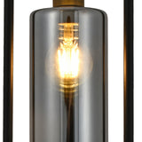 Tafellamp Tess - Zwart met Smoke glas