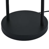 Tafellamp Tess - Zwart met Smoke glas