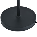 Vloerlamp Fleur- Zwart met Smoke glas- 3 lichts