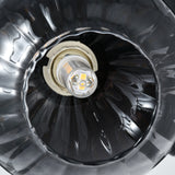 Plafondlamp Zwart - 3 smoke Glasbollen - Yaro