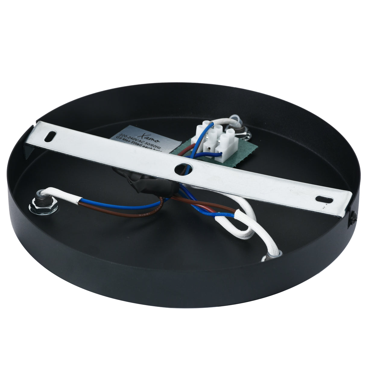 Plafondlamp Zwart - 3 smoke Glasbollen - Yaro