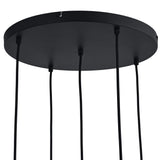 Hanglamp 5-Lichts Amber Rond