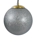 Hanglamp Noor - 5 kleurbollen met zwart/messing