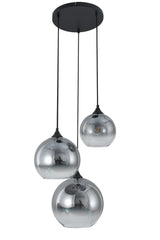 Hanglamp Mino – 3-Lichts - Fade glas - Woonkamer - Eetkamer - Slaapkamer - Kantoor