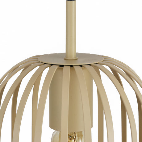 Hanglamp beige 3 korfen 