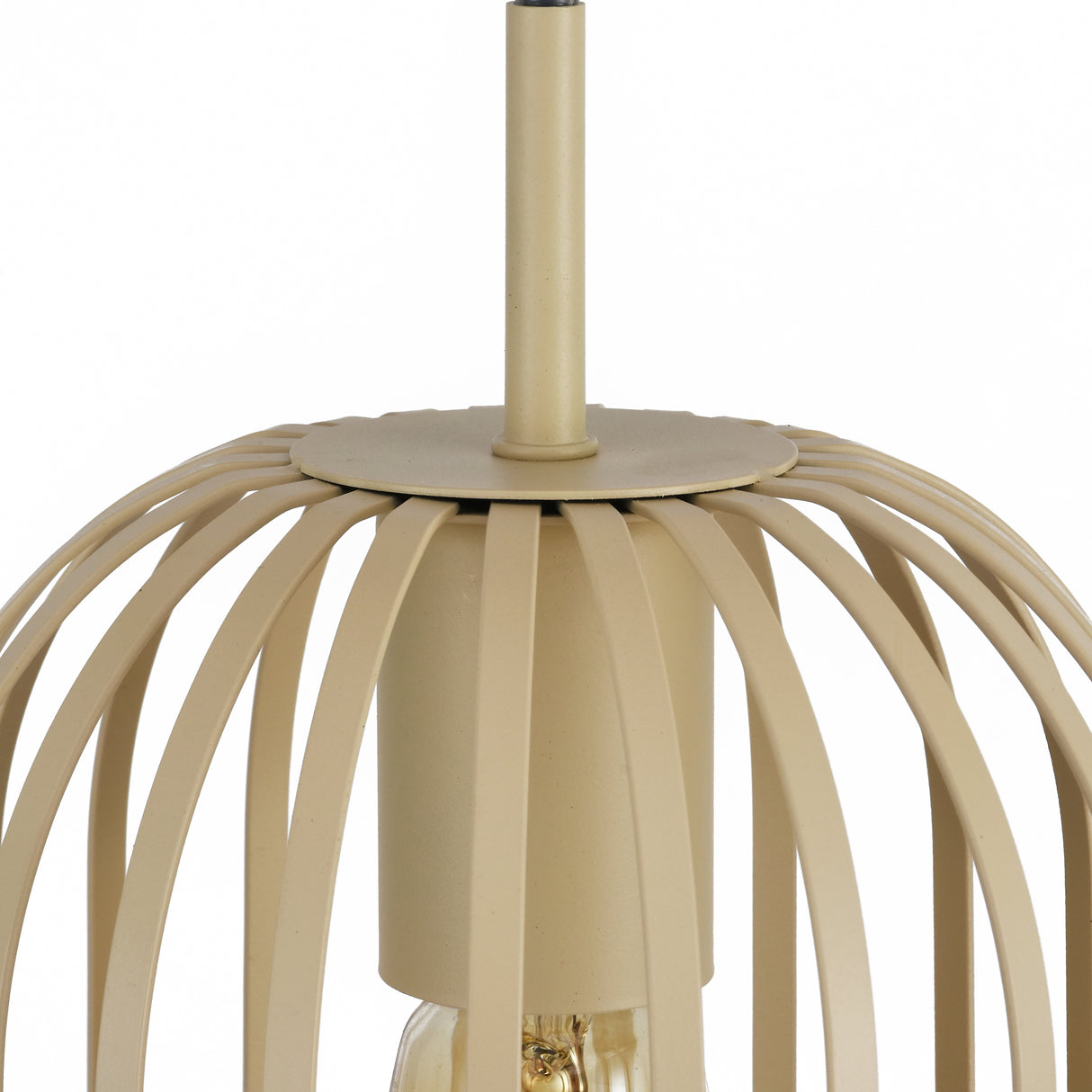 Hanglamp - Beige - 3 Lichts - Langwerpig - Woonkamer - Eetkamer - Nova