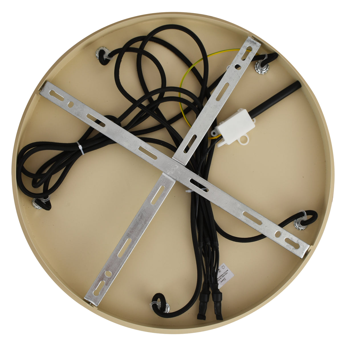 Hanglamp - Beige - 5 Lichts - Woonkamer - Eetkamer - Nova