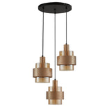 Hanglamp - Brons - 3 Lichts - Orvani