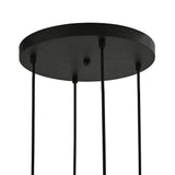 Hanglamp Industrieel 4-lichts Smoke