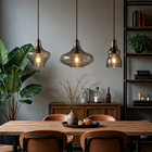 Hanglamp - 3 Lichts - Langwerpig - Eetkamer - Aurello smoke
