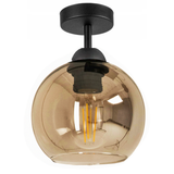 Plafondlamp Industrieel - Amber Glas