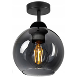 Plafondlamp Industrieel - Smoke Glas