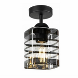 Plafondlamp Industrieel - 'Glasstreep'